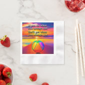 Do What You Always Did Recovery Slogan Sunrise Serviette (Beispiel)