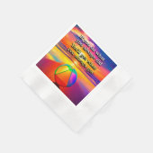Do What You Always Did Recovery Slogan Sunrise Serviette (Ecke)