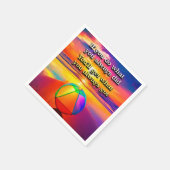 Do What You Always Did Recovery Slogan Sunrise Serviette (Ecke)
