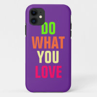 Do What You Liebe, lila Hintergrund iPhone 5