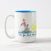 Do Ya Fish Much?  Zweifarbige Tasse (Links)