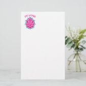 Do Yoga Briefpapier (Stehend Vorderseite)