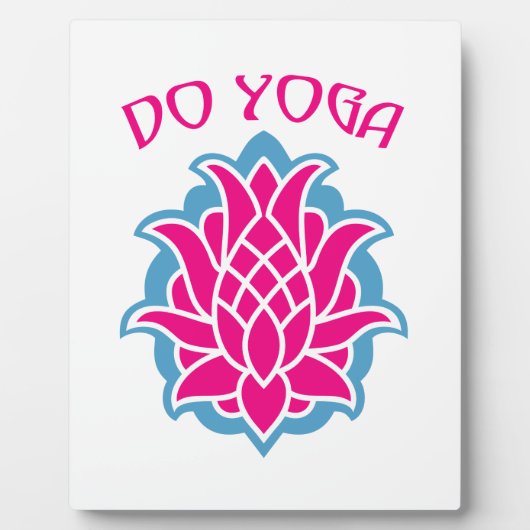 Do Yoga Fotoplatte (Vorderseite)