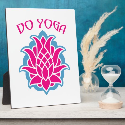 Do Yoga Fotoplatte (Seite)