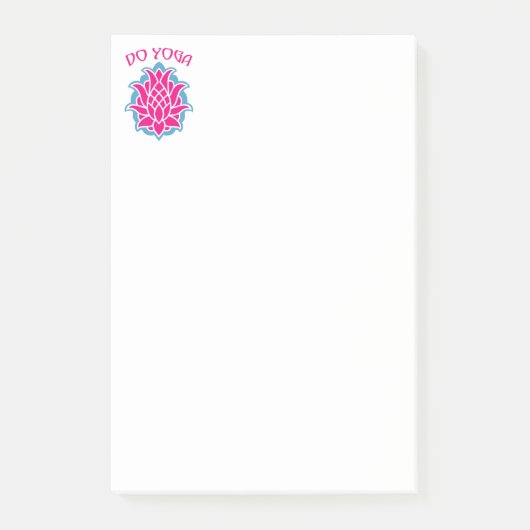 Do Yoga Post-it Klebezettel (Vorderseite)