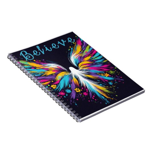 Do You Believe in Angels Spiral Photo Notebook Notizblock (Rechte Seite)