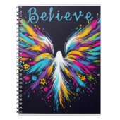 Do You Believe in Angels Spiral Photo Notebook Notizblock (Vorderseite)