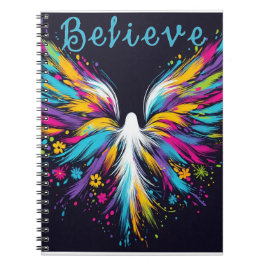 Do You Believe in Angels Spiral Photo Notebook Notizblock