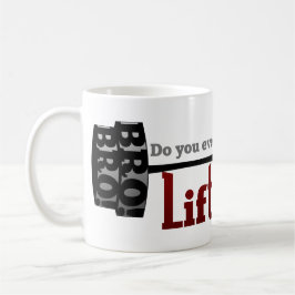 Do you even lift bro barbells kaffeetasse
