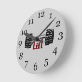 Do you even lift bro barbells runde wanduhr (Winkel)