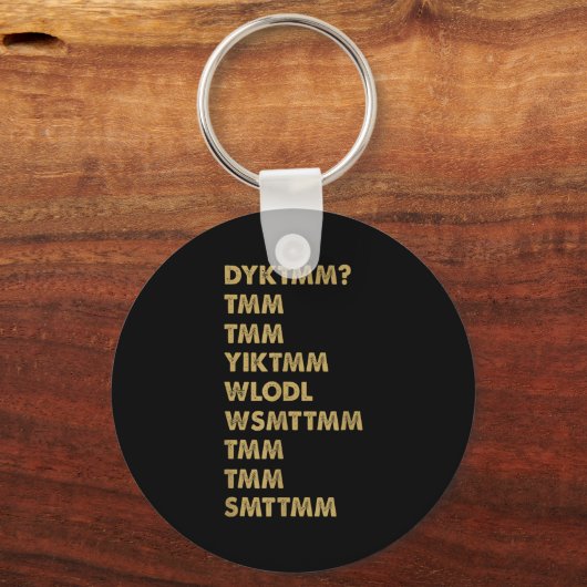 Do You Know The Muffin Man_ Dyktmm_ Funny Nostalgi Schlüsselanhänger (Vorderseite)