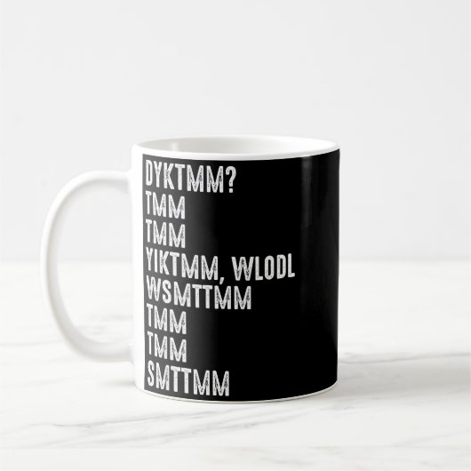 Do You Know The Muffin Man Dyktmm Funny Quote  Kaffeetasse (Links)