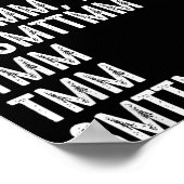 Do You Know The Muffin Man Dyktmm Funny Quote Poster (Ecke)