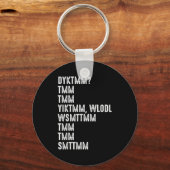 Do You Know The Muffin Man Dyktmm Funny Quote Schlüsselanhänger (Vorderseite)