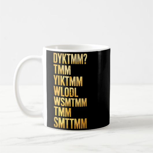 Do You Know The Muffin Man Dyktmm  Kaffeetasse (Links)