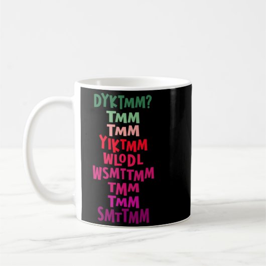 Do You Know The Muffin Man Dyktmm Nostalgia Funny  Kaffeetasse (Links)