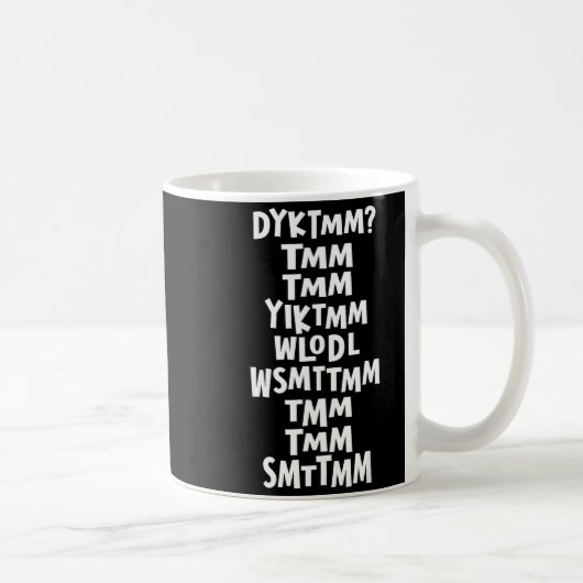 Do You Know The Muffin Man Dyktmm Nostalgia Funny  Kaffeetasse (Rechts)