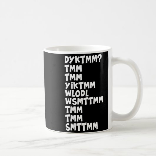 Do You Know The Muffin Man Dyktmm Nostalgia Funny Kaffeetasse (Rechts)
