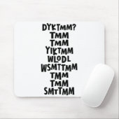 Do You Know The Muffin Man Dyktmm Nostalgia Funny Mousepad (Mit Mouse)