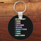 Do You Know The Muffin Man Dyktmm Nostalgia Funny Schlüsselanhänger (Vorderseite)