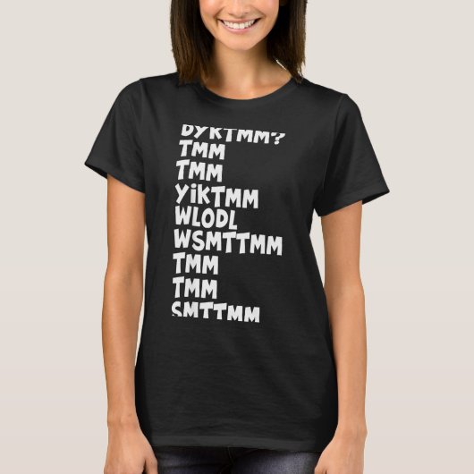 Do You Know The Muffin Man Dyktmm Nostalgia Funny  T-Shirt (Vorderseite)
