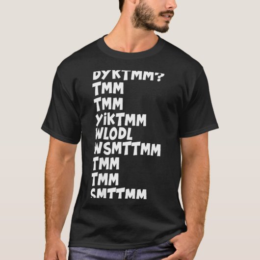 Do You Know The Muffin Man Dyktmm Nostalgia Funny  T-Shirt (Vorderseite)