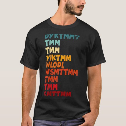 Do You Know The Muffin Man Dyktmm Nostalgia Funny T-Shirt (Vorderseite)