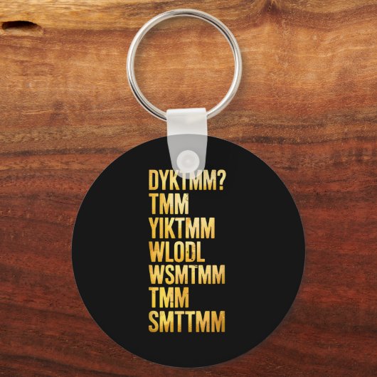 Do You Know The Muffin Man Dyktmm Schlüsselanhänger (Vorderseite)