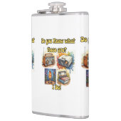 Do You Know What These Are? I Do! – Retro Flachmann (Links)