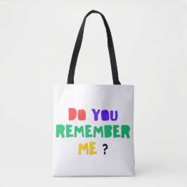 DO YOU REMEMBER ME Denim Jacket Tote Bag Tasche