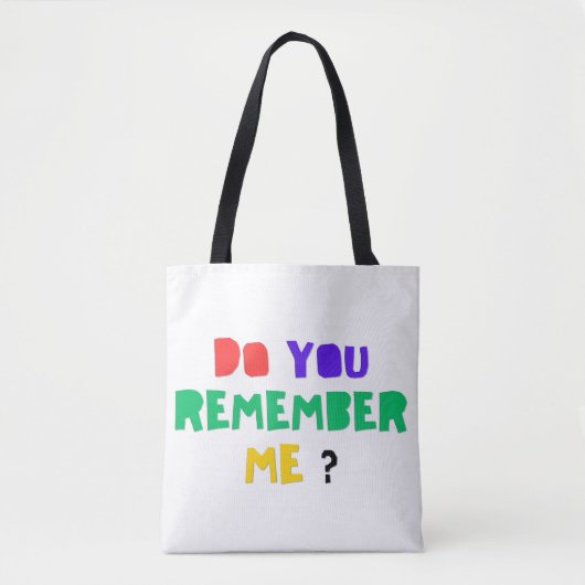 DO YOU REMEMBER ME Denim Jacket Tote Bag Tasche (Vorderseite)