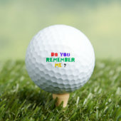DO YOU REMEMBER ME Golf Balls Golfball (Insitu T-Shirt)
