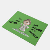 Do you think our house is a hotel? fußmatte (Schrägansicht)