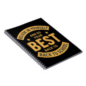 Do Your Best – Back to School Notebook Notizblock (Rechte Seite)