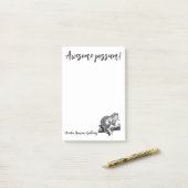 DOA Phantastisch Possum Sticky Notizen! Post-it Klebezettel (Auf Schreibtisch)