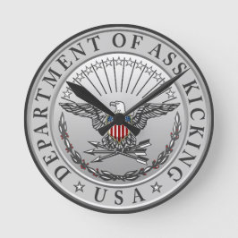 DoAK-Wandklemme, 8" runder Acrylstoff Runde Wanduhr