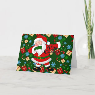 Dobbing Santa Feiertagskarte