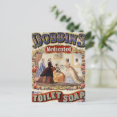 Dobbins Medikierte Toilettenseife Postkarte (Stehend Vorderseite)