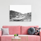 Dobbin's Saw Mill im Schwarzen Hügel Fotograf Leinwanddruck (Insitu (Wohnzimmer))