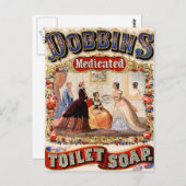 Dobbins-Toilettenseife Postkarte (Vorne/Hinten)