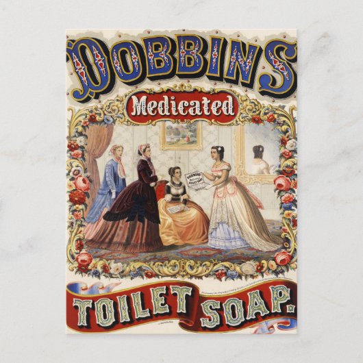Dobbins-Toilettenseife Postkarte (Vorderseite)