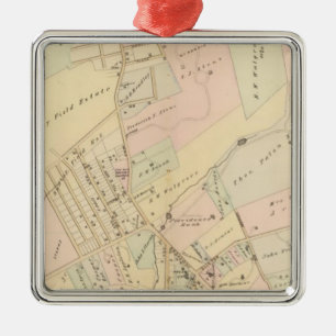 Dobbs Fähre, New York 2 Silbernes Ornament