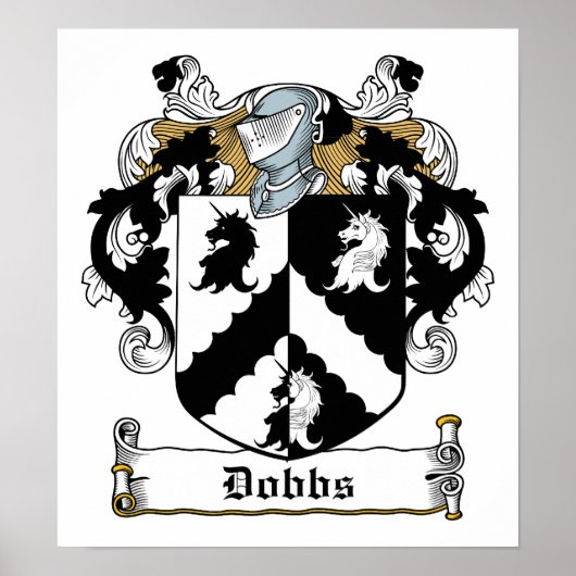 Dobbs Familienwappen Poster (Vorne)