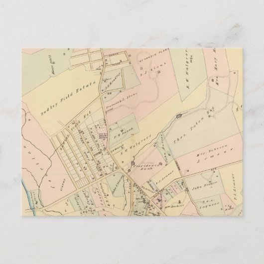 Dobbs Ferry, New York 2 Postkarte (Vorderseite)