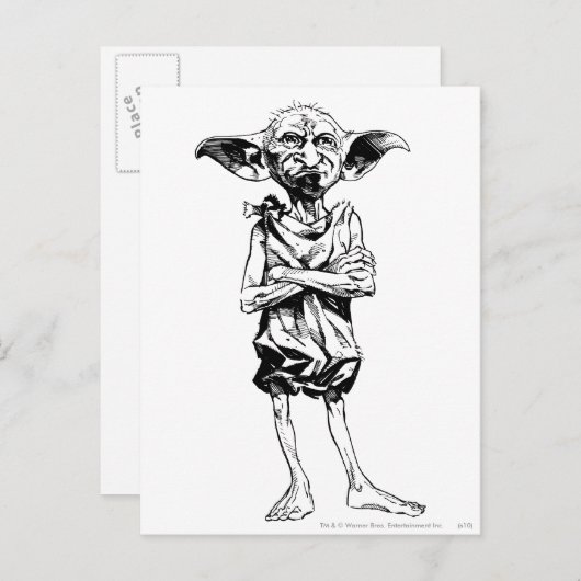 Dobby 3 postkarte (Vorne/Hinten)