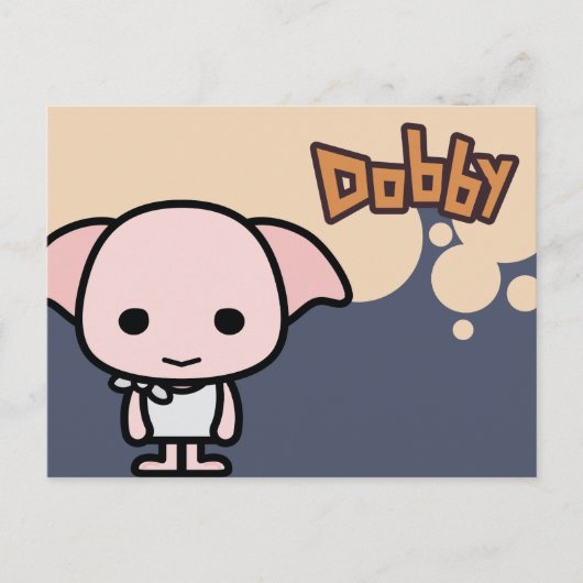 Dobby Cartoon Character Art Postkarte (Vorderseite)