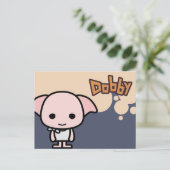 Dobby Cartoon Character Art Postkarte (Stehend Vorderseite)