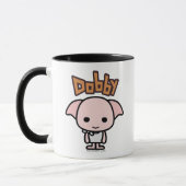 Dobby Cartoon Character Art Tasse (Links)