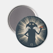 Dobby Casting Magic Magnet (Vorderseite/Rückseite)