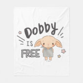 Dobby ist frei fleecedecke (Vorderseite)